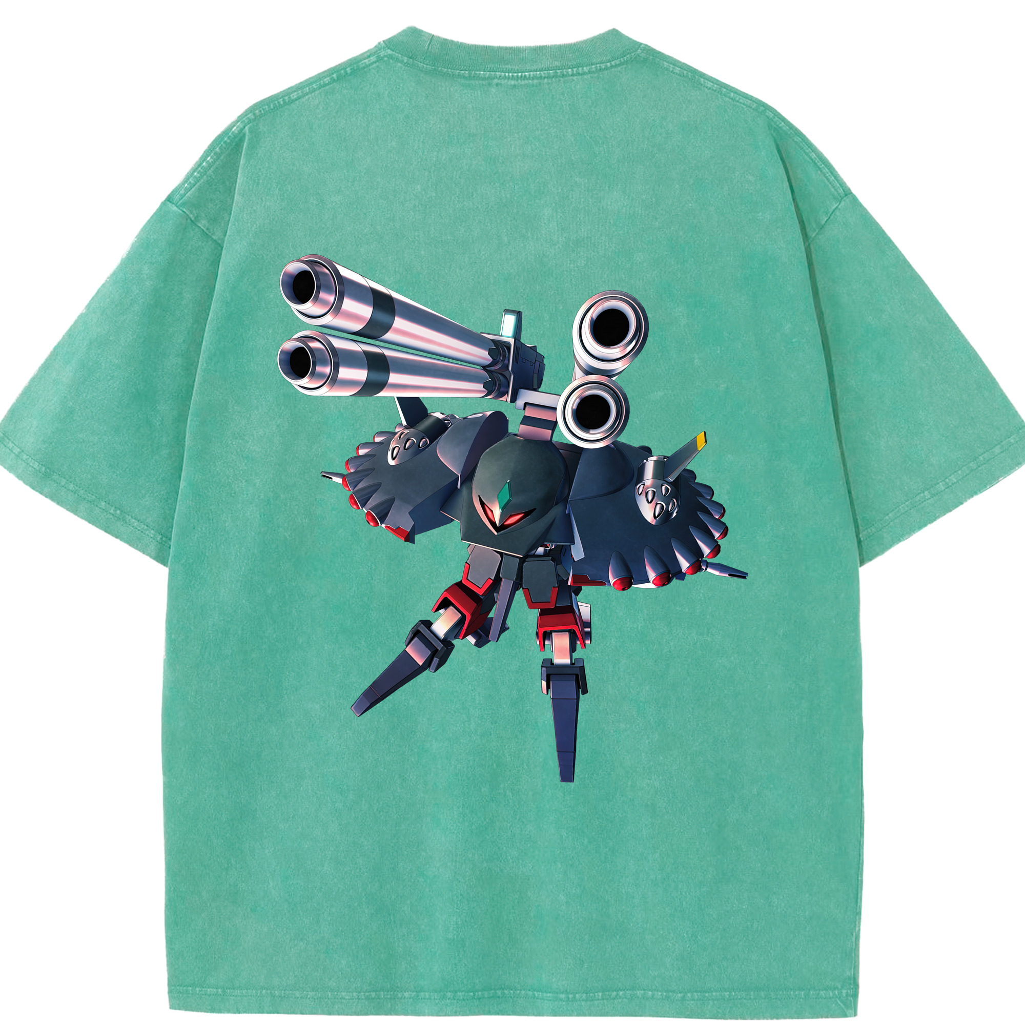 （画像用） 機動戦士ガンダム Mobile Suit Gundam 綿100% ヴィンテージ風 半袖Tシャツ（背面プリント）